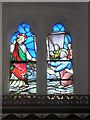 SM8602 : St Mary Angle: stained glass window (I) by Basher Eyre