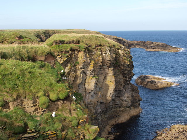 Cliffs near Vat of Kirbuster