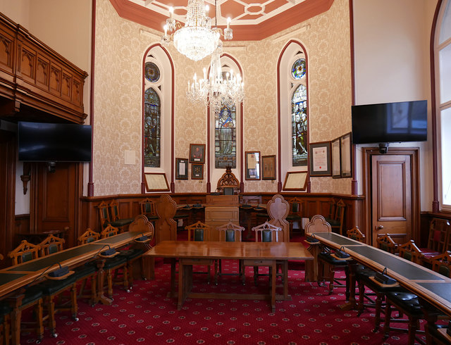 Council chamber, Inverness Town House