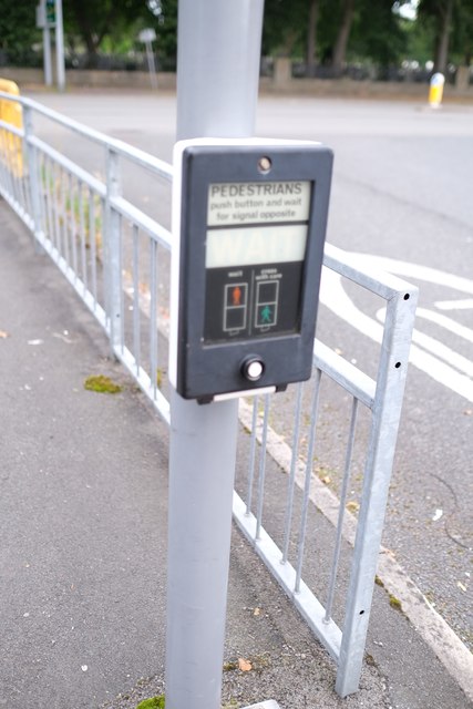 Traffic light pedestrian button
