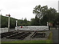 Former level crossing at Jackfield