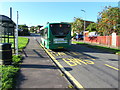 ST3090 : Newport Bus 318 ascending Rowan Way, Malpas, Newport by Jaggery