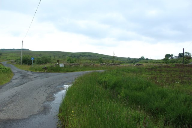 Road junction west of Dranigower