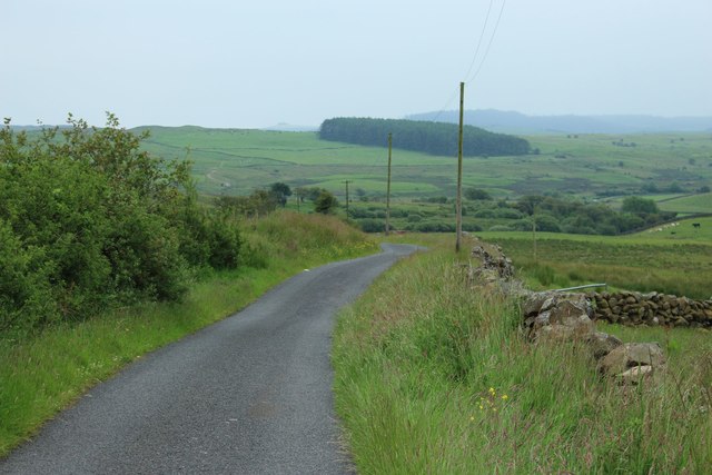Minor road at Balmurrie