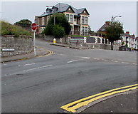 ST1066 : Junction at the northeast end of Romilly Park Road, Barry by Jaggery