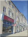 Parade of shops at the Nansledan development on the outskirts of Newquay