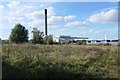 The chimney at the Guardian Glass factory, Goole