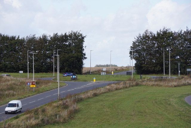 Roundabout near the Stonehenge Visitor Centre