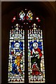 Stained glass window, St Margaret