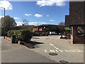 Entrance to foodstore, Millers Road, Warwick