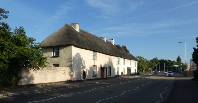 Thatched houses, Alphington Road, Exeter