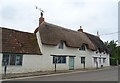 Thatched cottages on High Street, Shrivenham