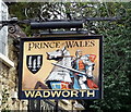 Sign for the Prince of Wales, Shrivenham