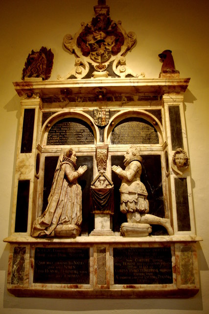 Hume monument in St John the Baptist's Church
