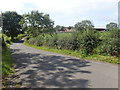 Bend in the Foxfield Road at the boundary between Moybane and Clonalig Townlands