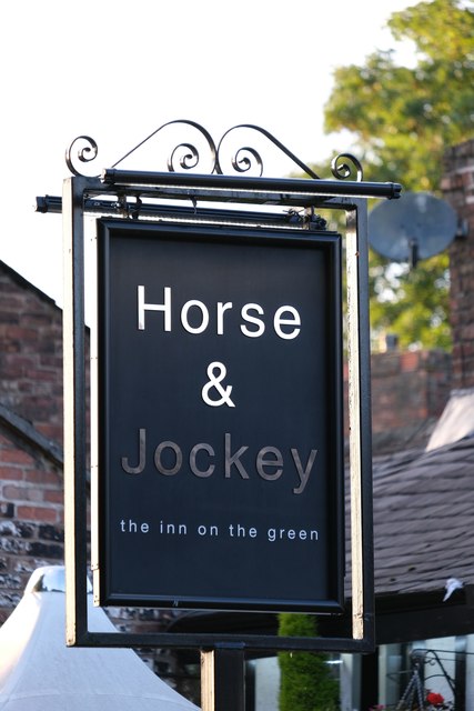 Sign at the Horse and Jockey