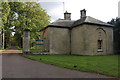 Gatehouse at the entrance to Buscot Park Gardens