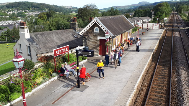 Waiting For The Carlisle Train, Settle © David Martin :: Geograph 