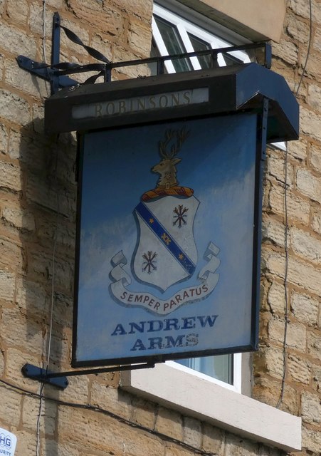 Sign of The Andrew Arms