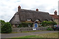 Thatched cottage on Digging Lane, Fyfield