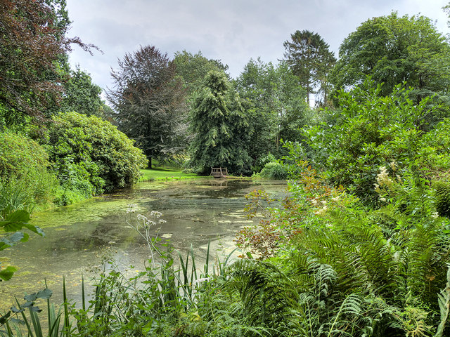 Lake at Wightwick Manor Gardens © David Dixon :: Geograph Britain and ...