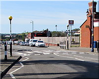 ST1166 : Zebra crossing on a hump, Station Approach Road, Barry Island by Jaggery