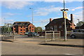 Roundabout on Clapham Road, Bedford