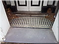 A tiled porch floor on Station Road, Llanfairfechan