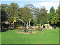 West Bridgford Park: playground and rowan trees