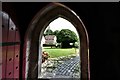 Trottiscliffe, St. Peter and St. Paul Church: Looking through the outer south doorway