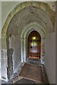 TQ6460 : Trottiscliffe, St. Peter and St. Paul Church: The recessed south porch doorway by Michael Garlick