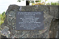 Memorial stone, Stamford Memorial Park Groby