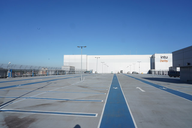 The top floor parking spaces Malcolm Neal Geograph Britain