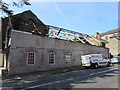 Exposed rafters, East Street, Barry