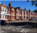 Row of brick houses, Broad Street, Barry