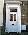 Door of a terraced house in Euston Road