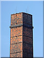 Copper works chimney (detail) near Froghall in Staffordshire