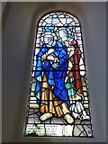 SM9537 : St Mary, Fishguard: stained glass window (3)  by Basher Eyre