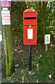 Elizabeth II postbox on Old Road, Littleworth