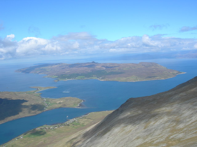 Dùn Caan and Raasay  from Glamaig summit