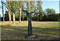 Millennium milepost, National Cycle Route 51, Knowlhill, Milton Keynes