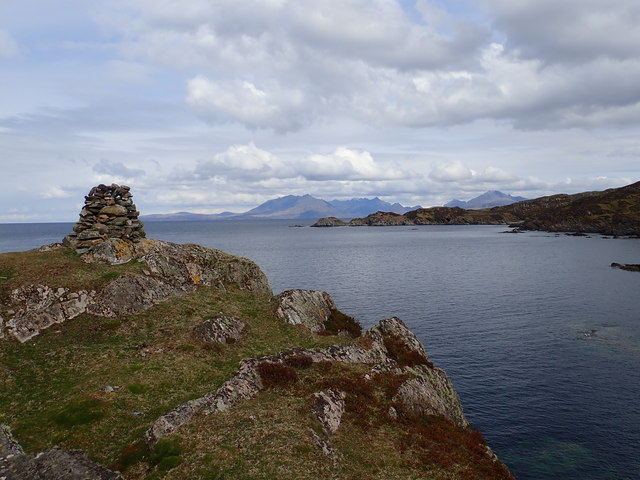 The Cuillin from the cairn of Acairseid an Rubha