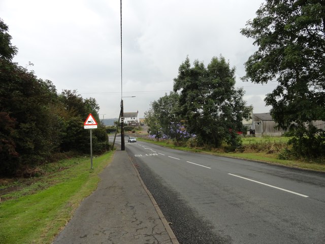 View down Lowery Lane, Craghead