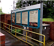 SS9768 : Transport for Wales information boards, Llanmaes Road, Llantwit Major by Jaggery