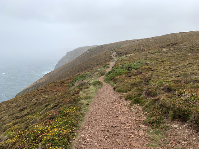 South West Coast Path at St Agnes Head