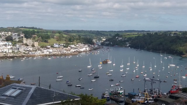 River Fowey from above Polruan