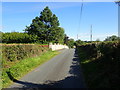 View North-eastwards along the lower section of Greenkill Road