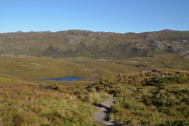 Footpath from Glen Canisp to Suilven, Sutherland