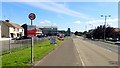 The A37 (Concession Road)/B30 crossroads in the village of Cullaville