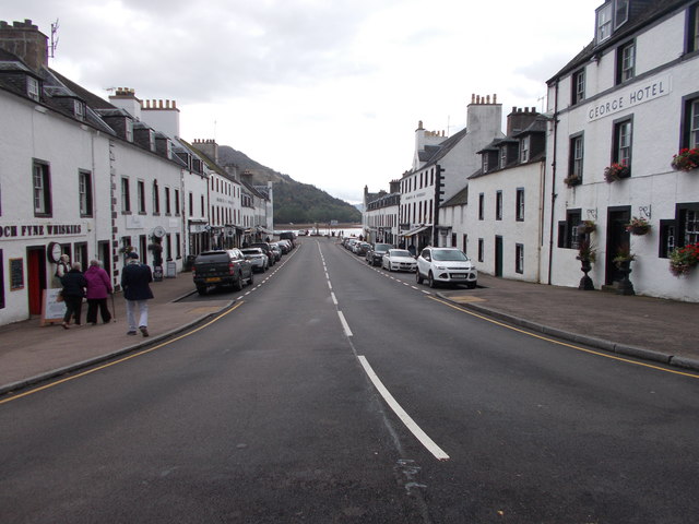 Looking down Main Street towards Loch